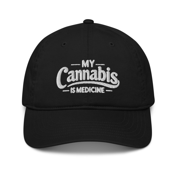 My Cannabis is Medicine™ organic dad cap