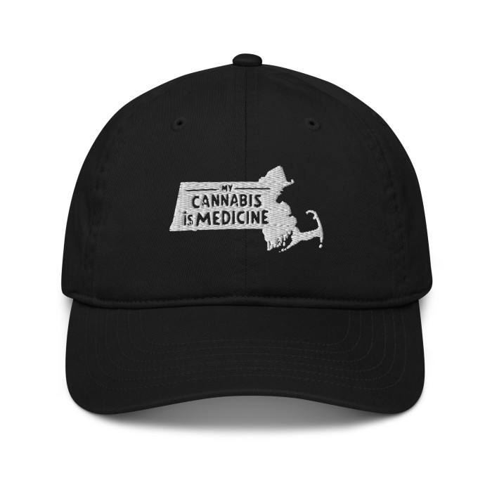 My Cannabis is Medicine™ Massachusetts organic dad cap - Image 2