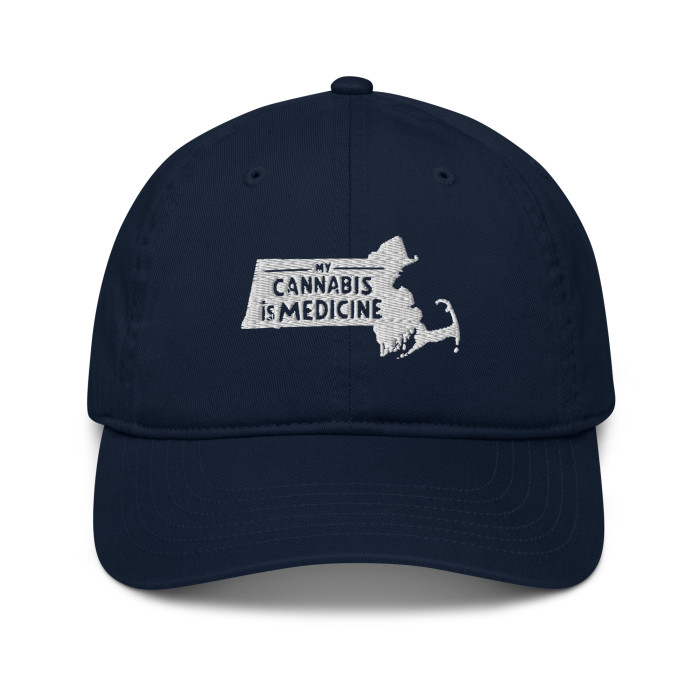 My Cannabis is Medicine™ Massachusetts organic dad cap