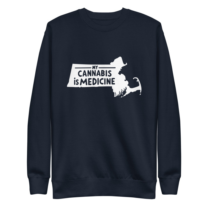 My Cannabis Is Medicine™ Premium Dark Sweatshirt - Image 2