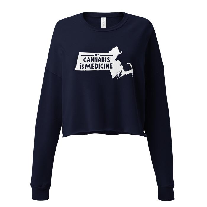 My Cannabis Is Medicine™ Premium Crop Sweatshirt
