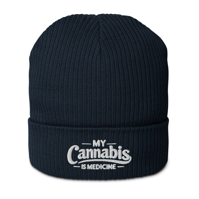 My Cannabis is Medicine™ organic ribbed beanie - Image 7